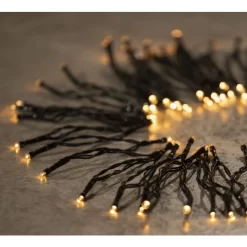 24er LED-Lichterkette - 1,80 M - Warmweiß - Schwarz -Keeeper Store 156101 156289 156292 1667841