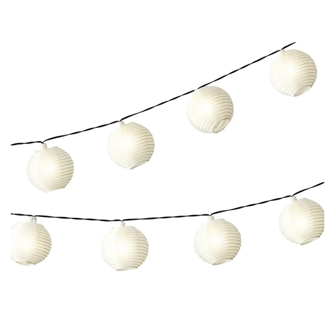 10er LED-Solarlichterkette - Lampions - Ca. 4,5 M 1 10er LED-Solarlichterkette - Lampions - Ca. 4,5 M