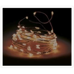 20er LED-Lichterdraht - Warmweiß - 1 M - Verschiedene Farben 7 20er LED-Lichterdraht - Warmweiß - 1 M - Verschiedene Farben -Keeeper Store 189796 1