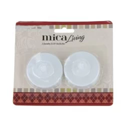 2 Jumbo LED Teelichte - Ca. 5,9 X 5 Cm