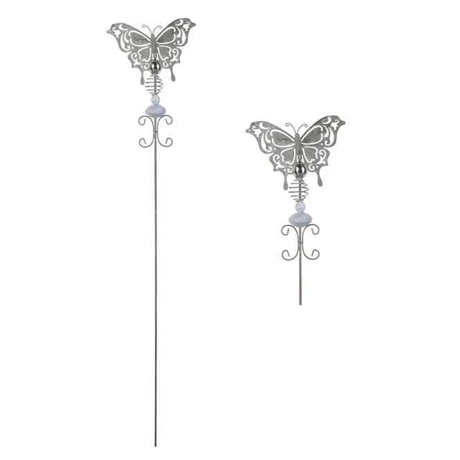 Pflanzenstecker - Schmetterling - Ca. 99 X 18,5 Cm 2 Pflanzenstecker - Schmetterling - Ca. 99 X 18,5 Cm – Bild 2