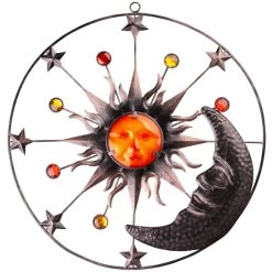 Wanddeko - Sonne, Mond Und Sterne - Ø = 51 Cm