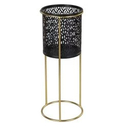 Blumentopf Mit Ständer - Ca. 14 X 14 X 36 Cm