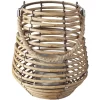 Windlicht - Mit Rattan - Verschiedene Größen