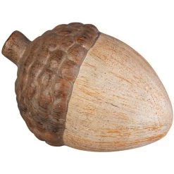 Deko-Eichel - Aus Terrakotta - 9 X 6 X 6 Cm