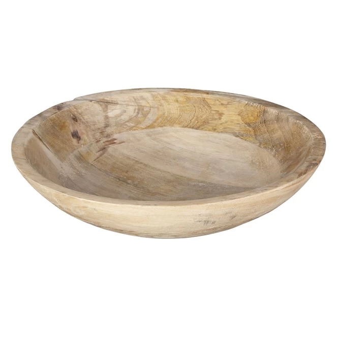 Dekoschale - Aus Holz - Ø = Ca. 30 Cm 2 Dekoschale - Aus Holz - Ø = Ca. 30 Cm – Bild 2