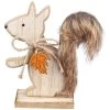 Eichhörnchen - Aus Holz - Ca. 12,5 X 4 X 14 Cm