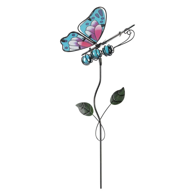 Pflanzenstecker - Schmetterling - Ca. 14 X 8 X 71 Cm - Blau 3 Pflanzenstecker - Schmetterling - Ca. 14 X 8 X 71 Cm - Blau – Bild 3