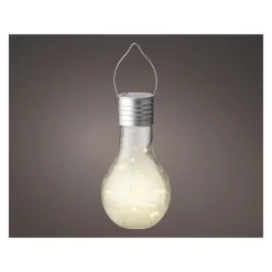 LED-Solarglühbirne - Aus Glas - Ca. 9 X 17 Cm