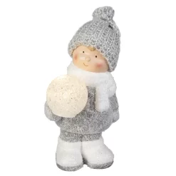 Winterkind - Aus Terrakotta - Ca. 12,5 X 11,5 X 23 Cm - 1 Stück 6 Winterkind - Aus Terrakotta - Ca. 12,5 X 11,5 X 23 Cm - 1 Stück -Keeeper Store 228683 2