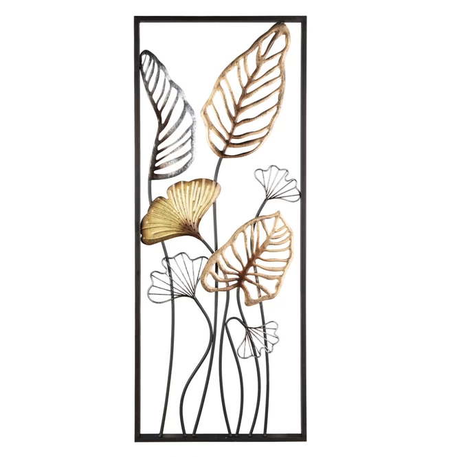 Wanddeko - Blätter - Ca. 34,5 X 2,5 X 91 Cm 1 Wanddeko - Blätter - Ca. 34,5 X 2,5 X 91 Cm