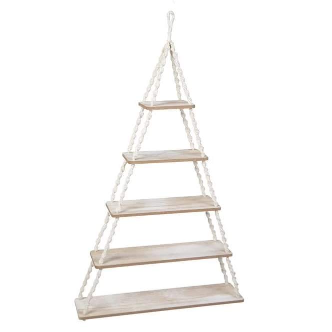 Dekohänger - Makramee-Regal - Ca. 94 X 25 X 55 Cm 2 Dekohänger - Makramee-Regal - Ca. 94 X 25 X 55 Cm – Bild 2