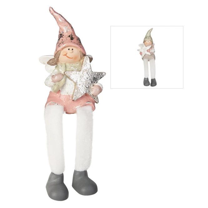 Engel - Aus Polyresin - Ca. 7 X 5,5 X 10,5 Cm - 1 Stück 3 Engel - Aus Polyresin - Ca. 7 X 5,5 X 10,5 Cm - 1 Stück – Bild 3