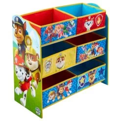 Paw Patrol - Regal Mit 6 Boxen -Keeeper Store 229598 5013138665268 paw regalpawpatrol 1