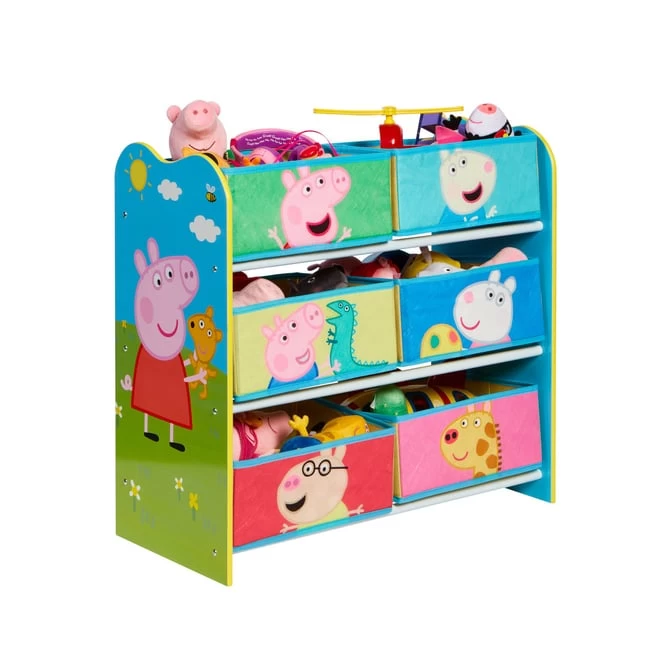 Peppa Wutz - Regal Mit 6 Boxen 4 Peppa Wutz - Regal Mit 6 Boxen – Bild 4