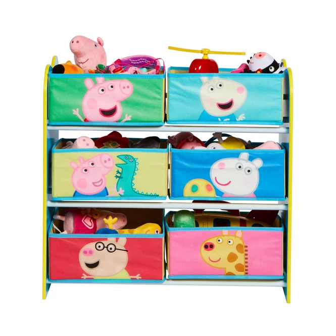 Peppa Wutz - Regal Mit 6 Boxen 3 Peppa Wutz - Regal Mit 6 Boxen – Bild 3