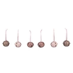 Deko-Glöckchen - Ø = Ca. 4 Cm - 6 Stück - 1 Set