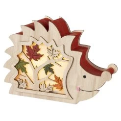 LED-Igel - Aus Holz - Ca. 19,5 X 4,5 X 13,5 Cm 3 LED-Igel - Aus Holz - Ca. 19,5 X 4,5 X 13,5 Cm -Keeeper Store 229682