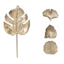 Wanddeko - Blatt - Ca. 24 X 48 Cm - 1 Stück