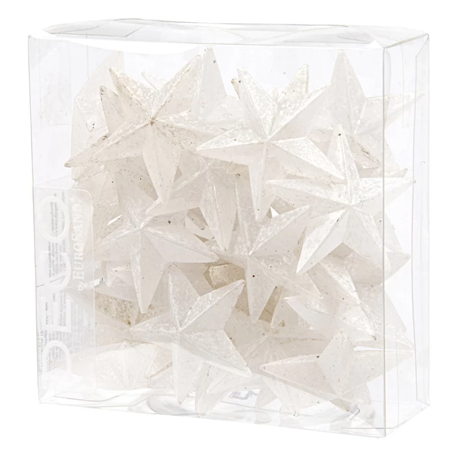 Streudeko - Sterne - Ø = Ca. 3,5 Cm - Weiß 2 Streudeko - Sterne - Ø = Ca. 3,5 Cm - Weiß – Bild 2