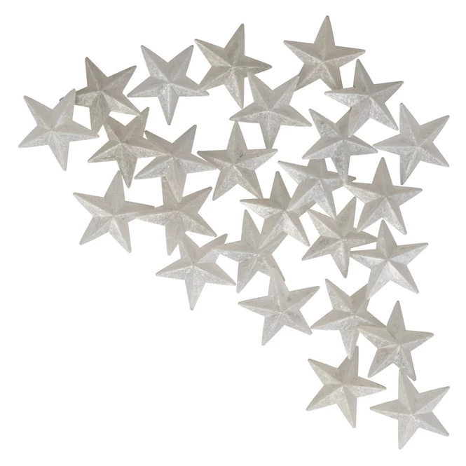 Streudeko - Sterne - Ø = Ca. 3,5 Cm - Weiß 1 Streudeko - Sterne - Ø = Ca. 3,5 Cm - Weiß