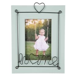 Bilderrahmen - Home - Aus Holz - Ca. 18 X 1 X 23 Cm - Mint