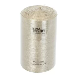 Stumpenkerze - Rustikana - Ca. 6 X 10 Cm - Cremegold