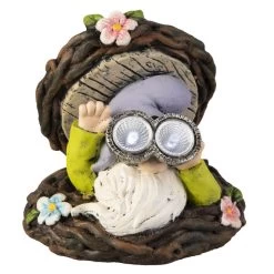 LED-Solarlampe - Zwerg - Aus Polyresin - Ca. 12 X 12,5 X 12,5 Cm