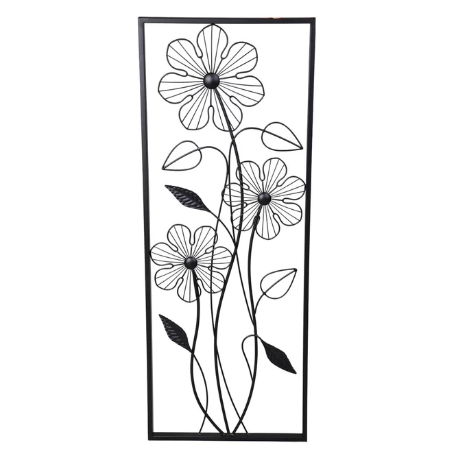 Wanddeko - Blumen - Ca. 34,5 X 2 X 91 Cm 1 Wanddeko - Blumen - Ca. 34,5 X 2 X 91 Cm