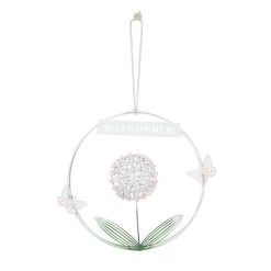 Dekohänger - Willkommen - Aus Metall - Ca. 25 X 1 X 22 Cm