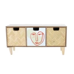 Schubladenbox Gesicht - Ca. 33 X 10 X 16,5 Cm