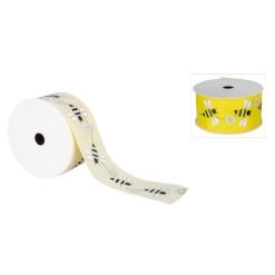 Dekoband - Bienen - Ca. 500 X 4 Cm - 1 Stück -Keeeper Store 234744 0