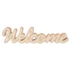 Deko-Schriftzug - Welcome - Aus Holz - Ca. 48 X 3 X 12,5 Cm