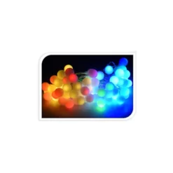 80er LED-Kugellichterkette - Ca. 19 M - Bunt -Keeeper Store 235204 3