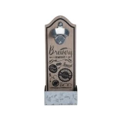 Wanddeko - Flaschenöffner - Aus Holz - Ca. 30,5 X 12 X 7 Cm - 1 Stück