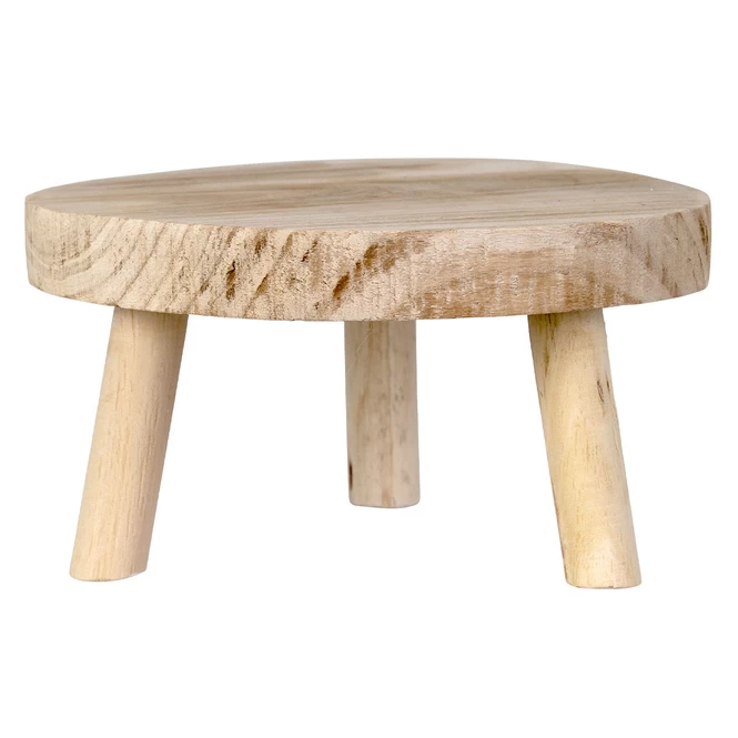 Deko-Hocker - Aus Holz - Ca. 25 X 14,5 Cm 1 Deko-Hocker - Aus Holz - Ca. 25 X 14,5 Cm