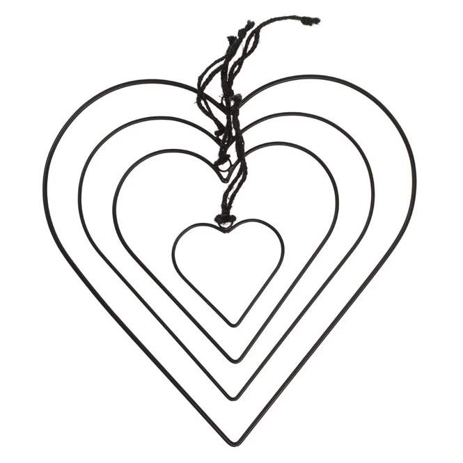 Out Of The Blue Dekohänger - Herz - 4 Stück 1 Out Of The Blue Dekohänger - Herz - 4 Stück