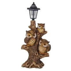 LED-Solarlampe - Baum - Aus Magnesia - Ca. 26 X 16 X 40,5 Cm