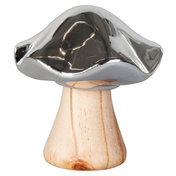 Pilz - Aus Holz - Ca. 8 X 8 X 9 Cm 1 Pilz - Aus Holz - Ca. 8 X 8 X 9 Cm