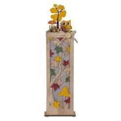 LED-Standdeko - Aus Holz - Ca. 11,5 X 5 X 40 Cm