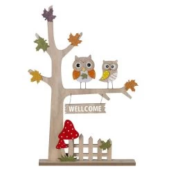 Dekobaum - Aus Holz - Ca. 32,5 X 4,5 X 45 Cm