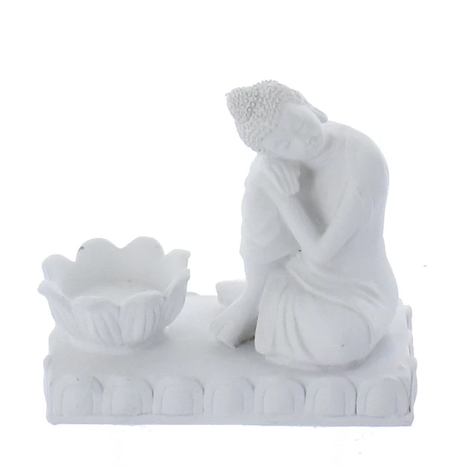 Teelichthalter Buddha - Ca. 14 X 7,5 X 12 Cm 1 Teelichthalter Buddha - Ca. 14 X 7,5 X 12 Cm