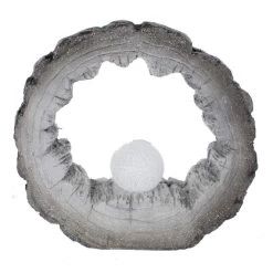 LED-Standdeko - Baumring Mit LED Kugel - Ca. 35,5 X 11 X 33 Cm