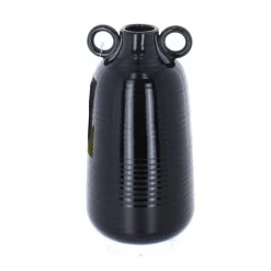 Vase Bauchig Schwarz - Ca. 10 X 10 X 19,5 Cm