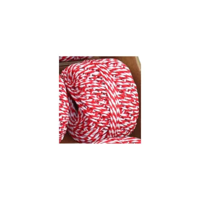 Kordel - Ca. 2 M - Rot/weiß 1 Kordel - Ca. 2 M - Rot/weiß