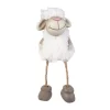 Schaf Mit Schlenkerbeinen - Aus Keramik Und Textil - Ca. 6 X 5,5 X 7,5 Cm - 1 Stück
