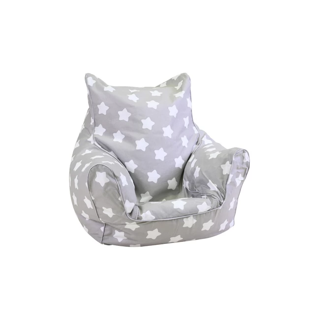 Kindersitzsack Sterne - Grau/weiß 1 Kindersitzsack Sterne - Grau/weiß
