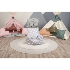 Kindersitzsack Sterne - Grau/weiß 6 Kindersitzsack Sterne - Grau/weiß -Keeeper Store 243431 4049491682117 knorrtoys kindersitzsack sterne 05