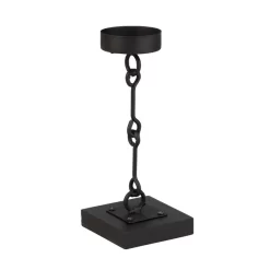 Kerzenständer - Schwarz - Aus Metall - Ca. 7 X 7 X 17,5 Cm