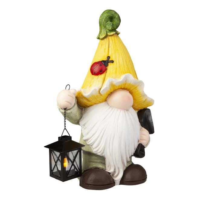 Wichtel Stehend Mit Laterne - Aus Magnesia - Ca. 27,5 X 17 X 44 Cm 1 Wichtel Stehend Mit Laterne - Aus Magnesia - Ca. 27,5 X 17 X 44 Cm